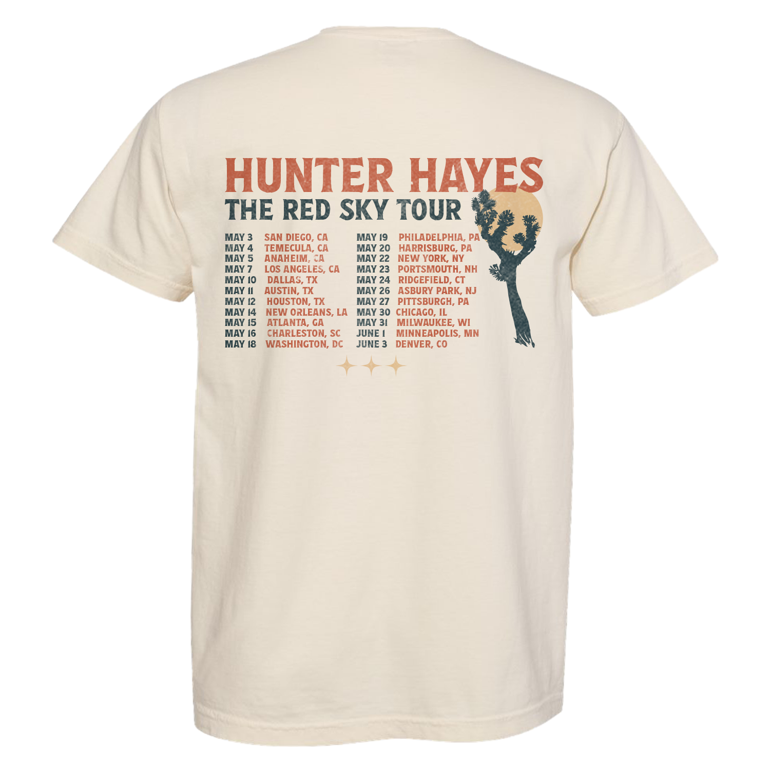 Red Sky Badge Tee