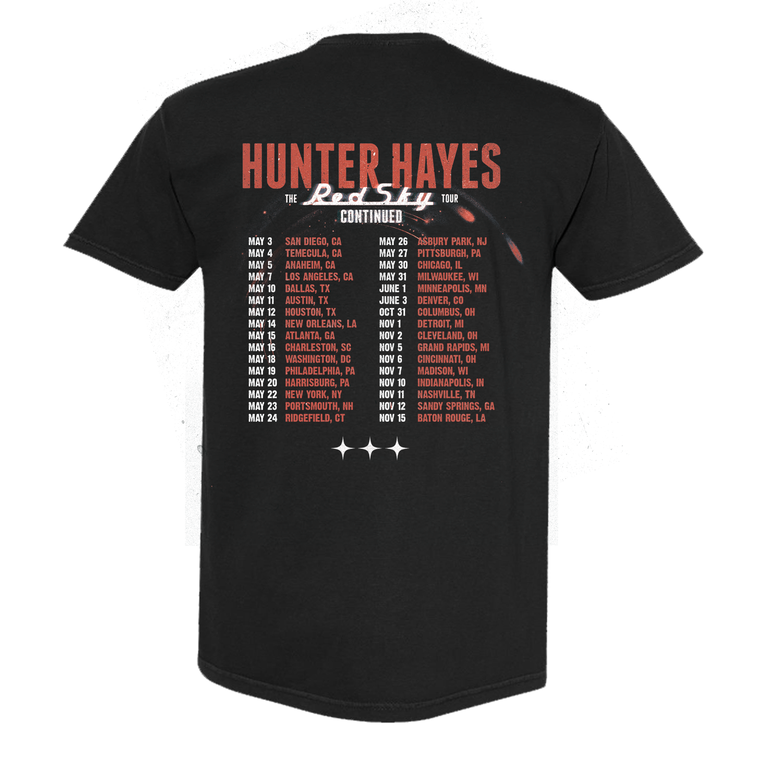Red Sky Continued Tour Tee