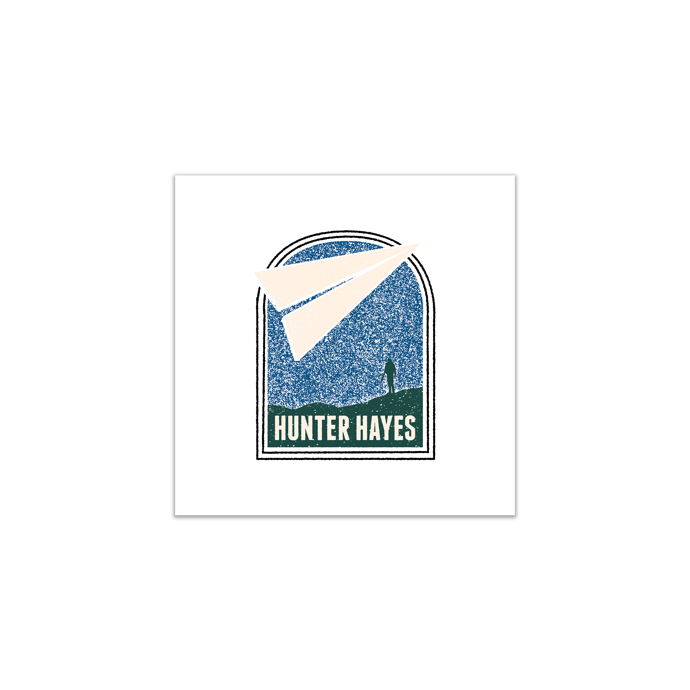 Paper Plane Sticker